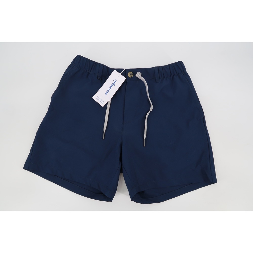 Maamgic Naturemono Outdoor Shorts Mens Medium Navy Stretch Casual‎ 5.5" NEW